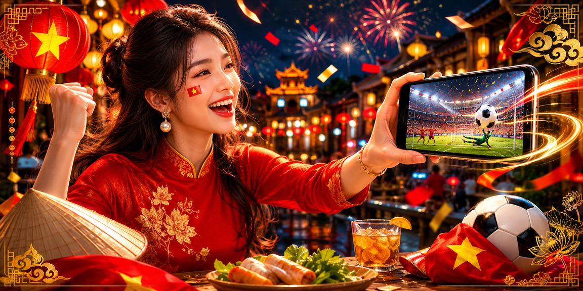 Người chơi tại Hà Nội kiểm tra khuyến mãi casino trên điện thoại trong lễ hội đèn lồng